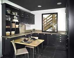 Caisson de meuble épaisseur 1,6cm, coloris noir onyx. Montana Chene Massif Laque Noir Pyram