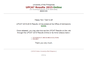 Qualifiers are determined by the university predicted grade or upg. List Of Passers Upcat Results Ay 2015 2016 Released The Summit Express