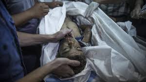Resultado de imagen de niños destrozados en gaza