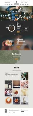 Grinders Coffee House Flat Design Unique Web Design Web Development Design Website Design