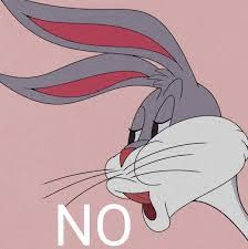 This meme is perfect for any situation when you know the answer is no and you feel like bugs bunny in this image. Neogaf Ban Review Justice Project Neogaf