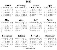 2020 Wall Calendar Printable Wall Calendar Calendar Printables Printable Wall Calendar