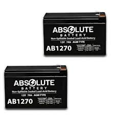 Listing is for the battery only, no wire harness or mounting accessories included. 2 Pack 12v 7ah 12 Volt 7 Amp Hour Sealed Lead Acid Battery With F2 Terminals Ebay