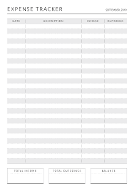 Printable Expense Tracker Original Style Pdf Download Expense Tracker Business Expense Tracker Finance Tracker