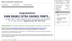 Life is now more rewarding with emirates islamic credit cards. American Eagle Upgrade To Visa And Cli Myfico Forums 4397524