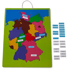 Welches sind die fünf größten staaten von deutschland? Magnetische Deutschlandkarte Sonderaktion Zum Schnappchenpreis Montessori Lernwelten Der Shop Fur Montessori Material