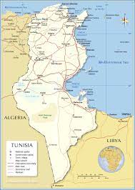 Map of tunisia, satellite view. Political Map Of Tunisia Nations Online Project