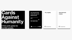 Cards against humanity's kickstarter campaign ended up blasting past its $4,000 goal, earning a total of $15,570. Cards Against Humanity Logo Png Cards Against Humanity Cards Png Transparent Png Transparent Png Image Pngitem