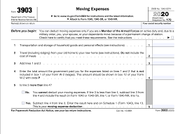 Form 3903: Moving Expenses Definition