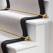 Brass antique stair and carpet rods. Solid Brass Black Gold Silver Carpet Runner Stair Rods By Pushka Home Notonthehighstreet Com