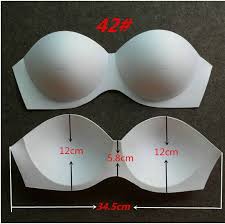 And how do you find the right size bra cup pattern? Wholesale One Piece Foam Bra Cups For Wedding Dress China Bra Cups And Bra Accessories Price Made In China Com