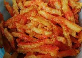 Ayam goreng is an indonesian and malaysian dish consisting of chicken deep fried in oil. Resep Kentang Goreng Tepung Balado Oleh Ida Cookpad