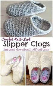 We carry a fantastic selection of mules and clogs from a convenient indoor/outdoor sole and comfortable sweater knit body keep your feet warm and cozy. Crochet Patterns Slippers Super Comfy And Cute Knit Look Slipper Clogs Crochet Pattern I Love The Op Crochet Slippers Crochet Slipper Pattern Slippers Pattern
