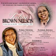 Mrs. Rosetta Woodard Lewis, Bedingfield Street, Wadley, GA departed this  life Wednesday, December 22, 2021. Graveside Services will be held Monday,  December 27th at 11:30 A.M. at Brinson Hill Baptist Church Cemetery,