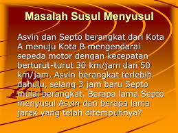 Andi mengelilingi stadion dengan pembahasan berikutnya terkait rumus berpapasan dan menyusul adalan pembahasan tentang rumus menyusul. Jarak Waktu Dan Kecepatan Ppt Download