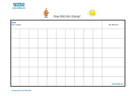 free progress sticker charts flashcards education