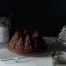 When you think of a bundt pan, you probably picture some plain pound cakes coming hot out of your grandma's oven with their iconic ridges and gaping center hole. Nordic Ware Pine Forest Bundt Pan On Food52
