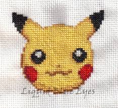 Free cross stitch picachu patterns. Cross Stitch Pikachu By Liquidblueeyes On Deviantart