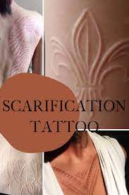 Avhengig av hvordan tatoveringen er tatt vare på. Scarification Tattoo Ideas Defined Tattooglee