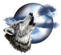 Sticker, print or tattoo design vector illustration. Shelley Macdonald Designs October 2010 Wolf Howling At Moon Wolf Silhouette Wolf Pictures