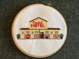 These designs are copyrighted and are for personal use only. Schitt S Creek Rosebud Motel Cross Stitch Pattern Instant Etsy
