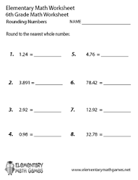 Sixth Grade Math Worksheets 6th Grade Worksheets Math Worksheets Printable Math Worksheets
