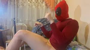 Deadpool Furry in Maid Outfit Plays with a New Toy - Playful Adventures Presented