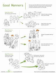 Manners Worksheet Education Com Preschool Social Skills Social Skills Manners