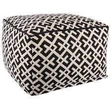 Pouf Schwarz Weiss Sitzpouf Textil Weiss Schwarz Hocker Weiss Schwarz Hocker Weiss Teppich Schwarz Weiss Hocker