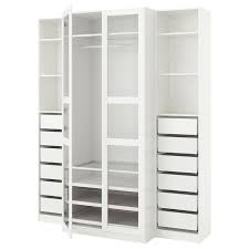 Ein bild kannst du dir mit dem pax planer nachbasteln auf der ikea seite. Pax Kleiderschrank Weiss Tyssedal Glas Ikea Deutschland Ikea Pax Ikea Pax Wardrobe Pax Wardrobe