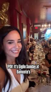 Giglio Sunday at @bamontesrestaurant …timeless magic the moment the band  comes in 🎺🍝 , #italianamerican #Bamontes #GiglioSunday #bamontes  #italianfood #italiansdoitbetter #willamsburg #brooklyn #olmc ...