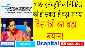 Finance Minister Press Conference Bel News Bel Share Price News Youtube