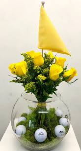 Floral Designs For Golf Event Rodgers The Florist Manchester Flower Delivery Flower Designs Flowers