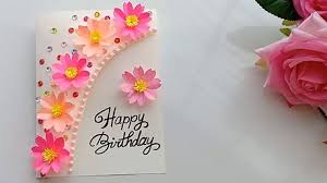 We give you complete freedom to play around with the photos, text, music, colors and more. Beautiful Handmade Birthday Card Birthday Card Idea Youtube Happy Birthday Cards Handmade Simple Birthday Cards Handmade Birthday Cards
