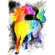 Bright Appaloosa - Watercolour ...