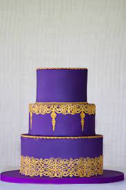 The attention to detail in all of these treats is simply. Purple Gold Cake Fairy Cakes Cake Beautiful Cakes