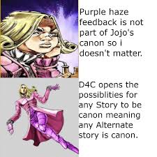 Purple Haze Feedback Ova When Shitpostcrusaders Purple haze feedback paint opening. purple haze feedback ova when