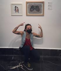 Artista Isabel Tello promueve reciclado en arte