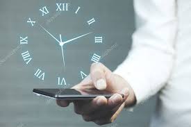 Please upgrade to the latest version of a supported browser Businessman S Hand With Phone With Clock Icon 226040296 Larastock