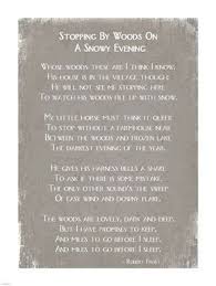 Stopping By Woods On A Snowy Evening Poem By Robert Frost Robert Frost Poems Poems Dark Poetry