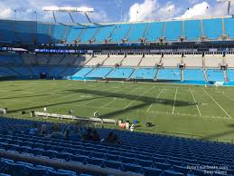 bank of america stadium section 130 rateyourseats com