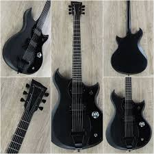 Matte Black Acoustic Electric Guitar Dunable Cyclops Electric Guitar Matte Black Slugwolf Pickups Ebony Fretboard 6 8 Lbs Https Musicstorelive Com Electric Guitar Electric Guitar Cyclops