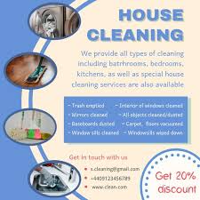 Blue Spring Cleaning Service Advertisement Sample Cleaning Service Flyer House Cleaning Services Cleaning Service
