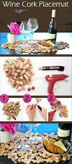 10 glass bottle decoration ideas /bottle craft. Diy Wine Cork Placemat All Too Lovely Wine Cork Diy Crafts Wine Cork Crafts Cork Crafts