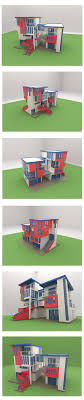 Low Poly Mansion Modern House Modern Mansion Modern House House 3d Model