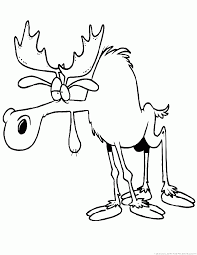 Sexual dimorphism is marked because the females do not have antlers like the males, and these present a kind of dewlap under the snout. Moose Coloring Pages Part 6