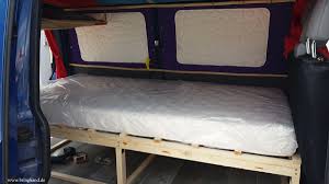 Bett aus kernbuche massivholz ausziehbett. Teil 5 In Zwei Tagen Vom Transporter Zum Mobilen Wohnraum Innenausbau Im Budgetformat Bringhand Blog