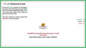 Below are templates for standard sized every door direct mail® postcards.the templates include bleeds, safe zones, and eddm® permit information. Postcard Design And Mailing Free Templates 4 6 5 7 6 11 Standard Size Printing