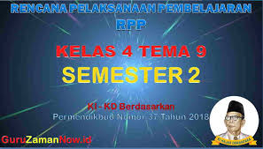 Buku matematika kelas 4 k13. Download Rpp Kelas 4 Semester 2 Tema 9 K13 Revisi 2018 Terintegrasi Literasi Ppk 4c Dan Hots Guru Zaman Now