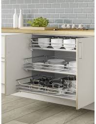 high kitchen roll out drawers